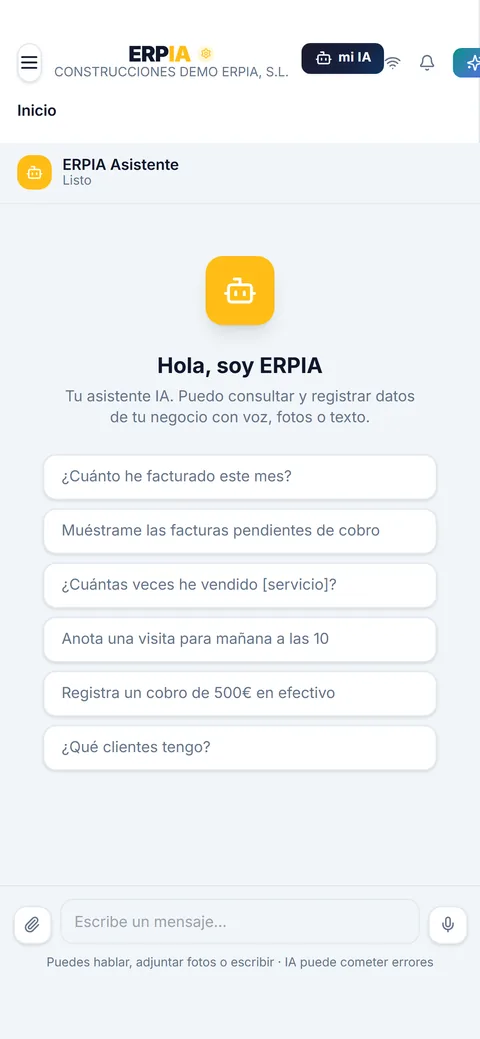 Copiloto IA en móvil